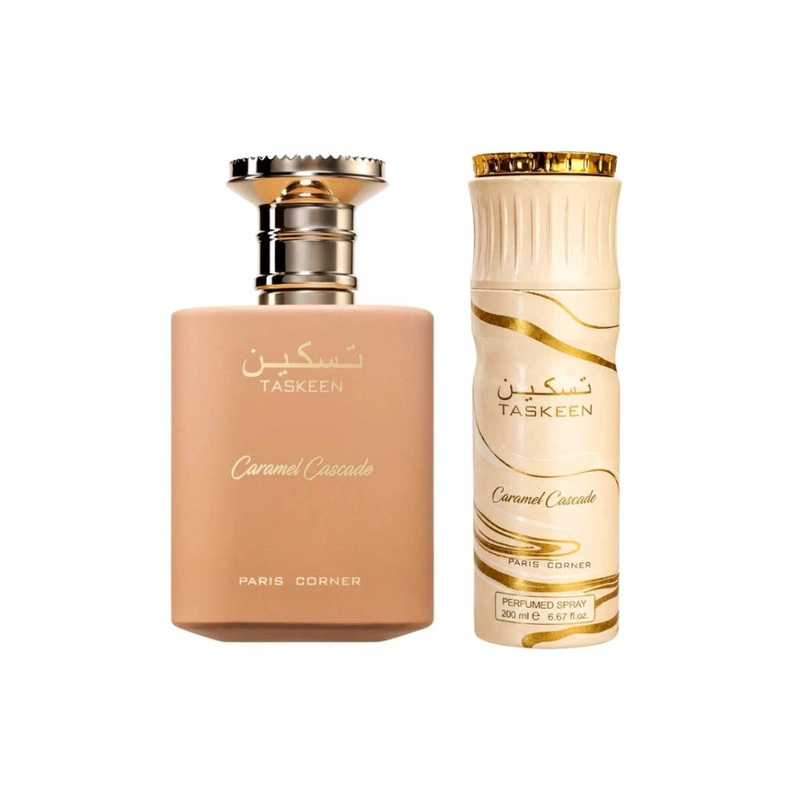 PARIS CORNER TASKEEN CARAMEL CASCADA SET EDP 100 ML + DEO 200 ML MUJER - 2