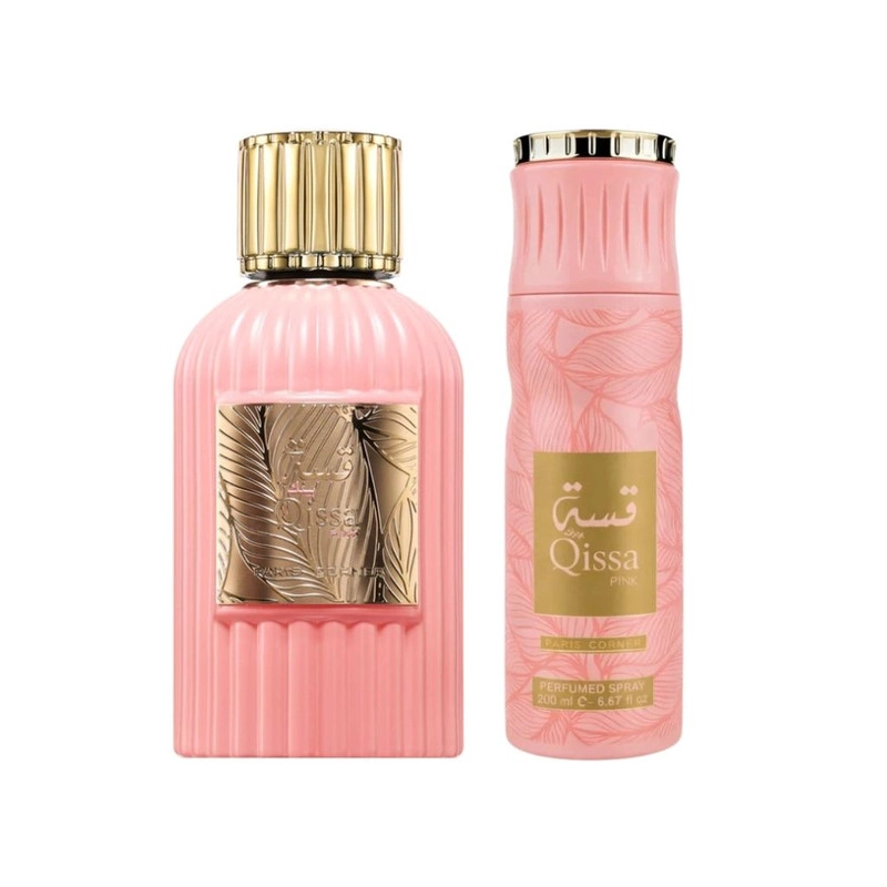 PARIS CORNER QISSA PINK SET EDP 100 ML + DESO 200 ML MUJER - 2