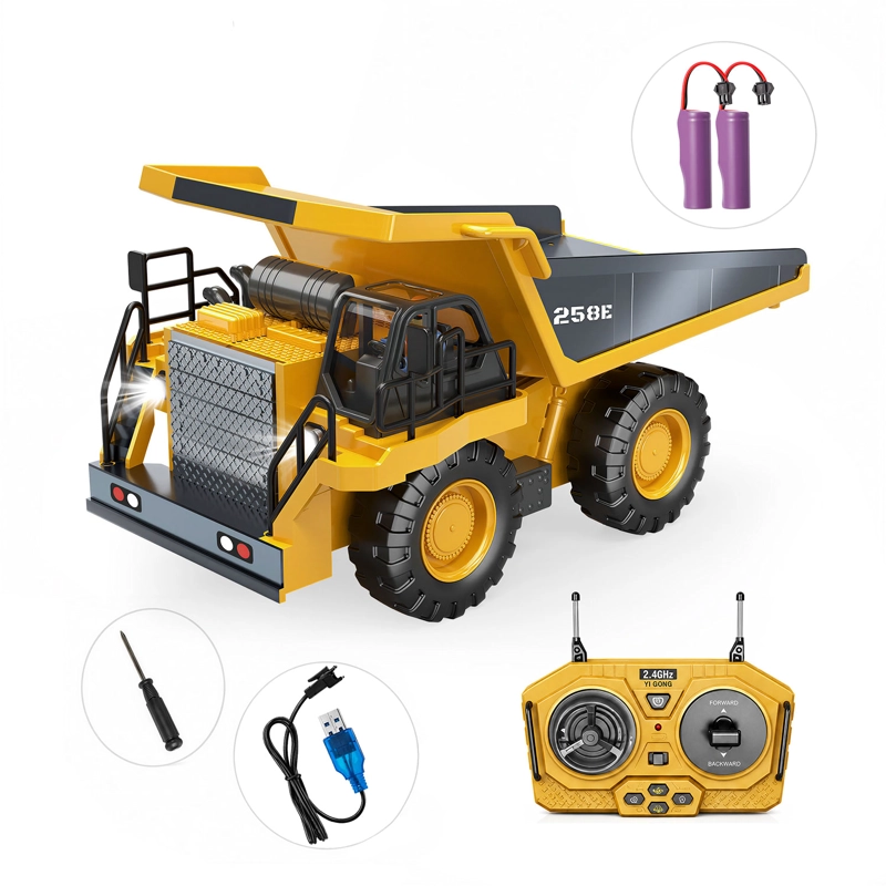 CAMION TOLVA CONTROL REMOTO 1:24 9CH 2.4GHZ ALEACION 80MIN LUCES - 1