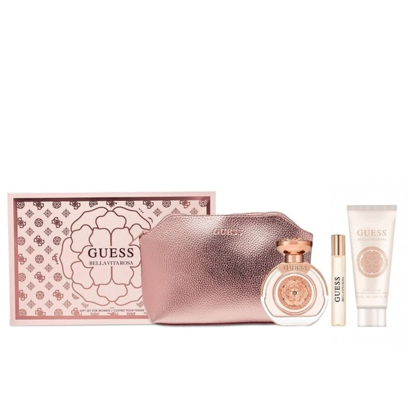GUESS BELLA VITA ROSA WOMAN EDT 100ML+15ML+BL+POUCH - 1