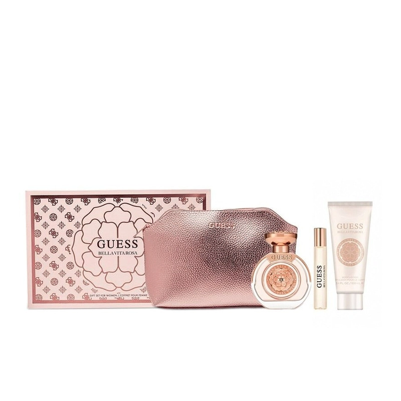 GUESS BELLA VITA ROSA WOMAN EDT 100ML+15ML+BL+POUCH - 2