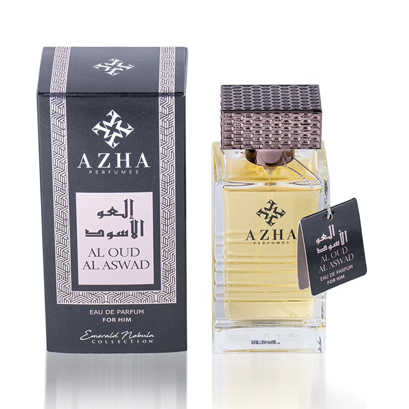 AZHA AL OUD AL ASWAD MEN EDP 100ML - 3