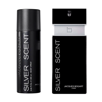 JACQUES BOGART SILVER SCENT EDT 100 ML + BODY SPRAY 200 ML - 3