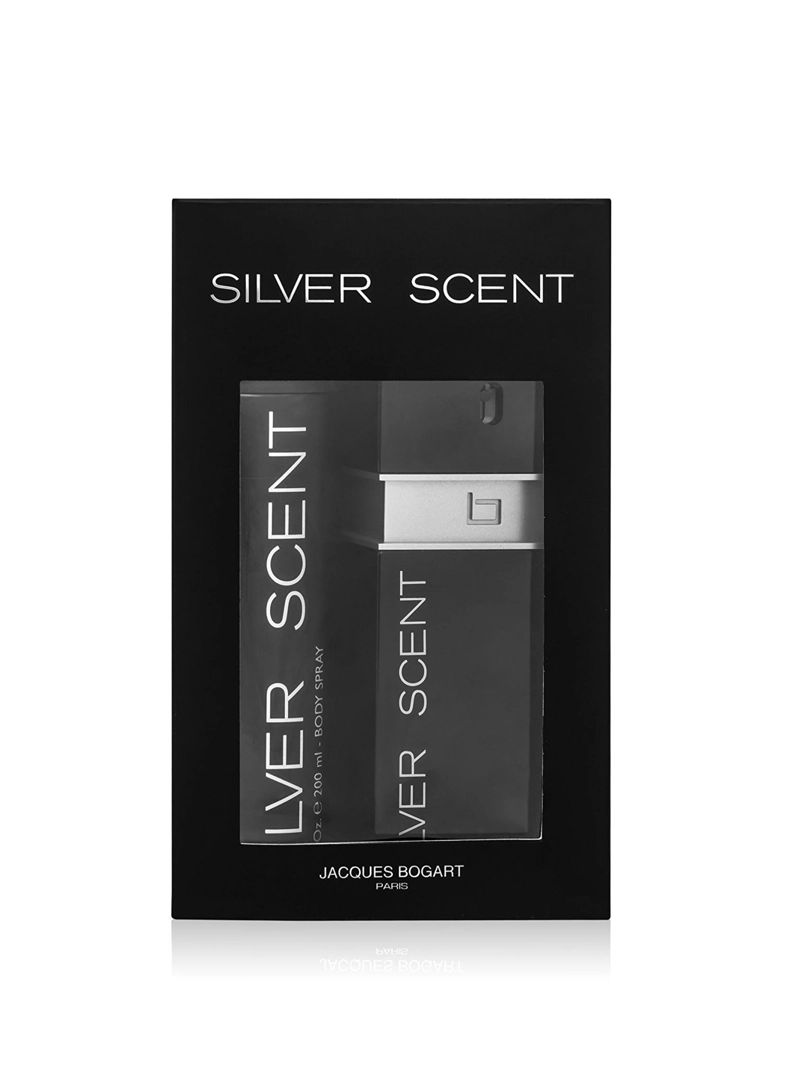 JACQUES BOGART SILVER SCENT EDT 100 ML + BODY SPRAY 200 ML - 4