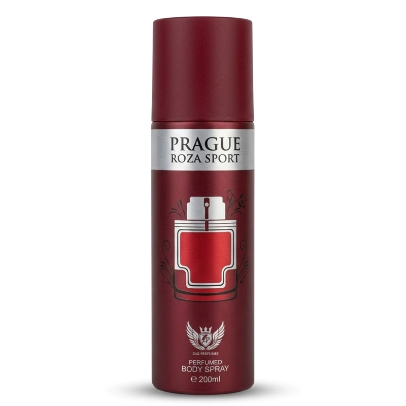 ZAK PERFUMES PRAGUE ROZA SPORT BODY SPRAY 200ML - 2