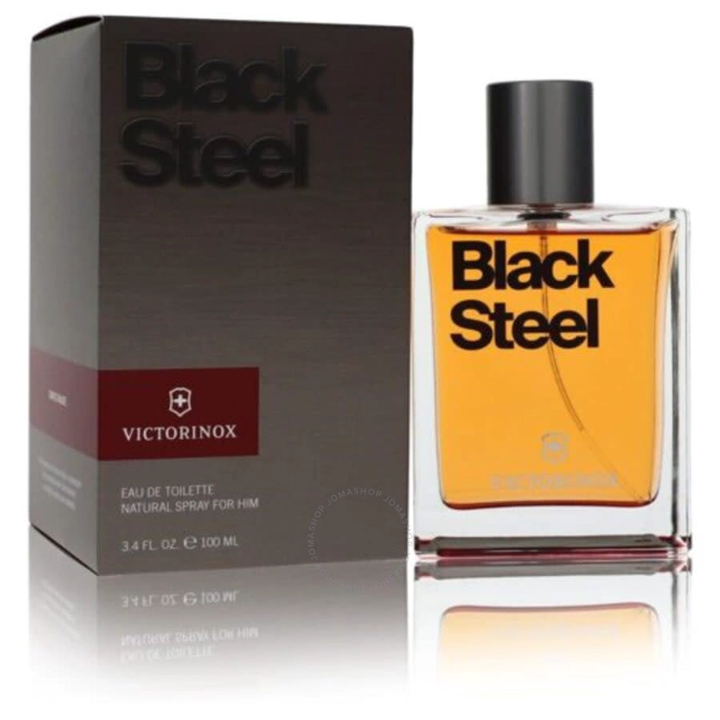 VICTORINOX BLACK STEEL MAN EDT 100ML - 1