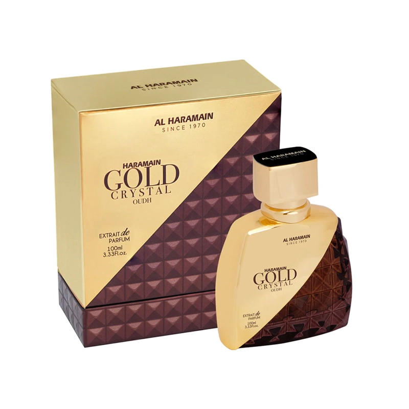 AL HARAMAIN GOLD CRYSTAL OUDH EXTRAIT PARFUM 100ML - 1