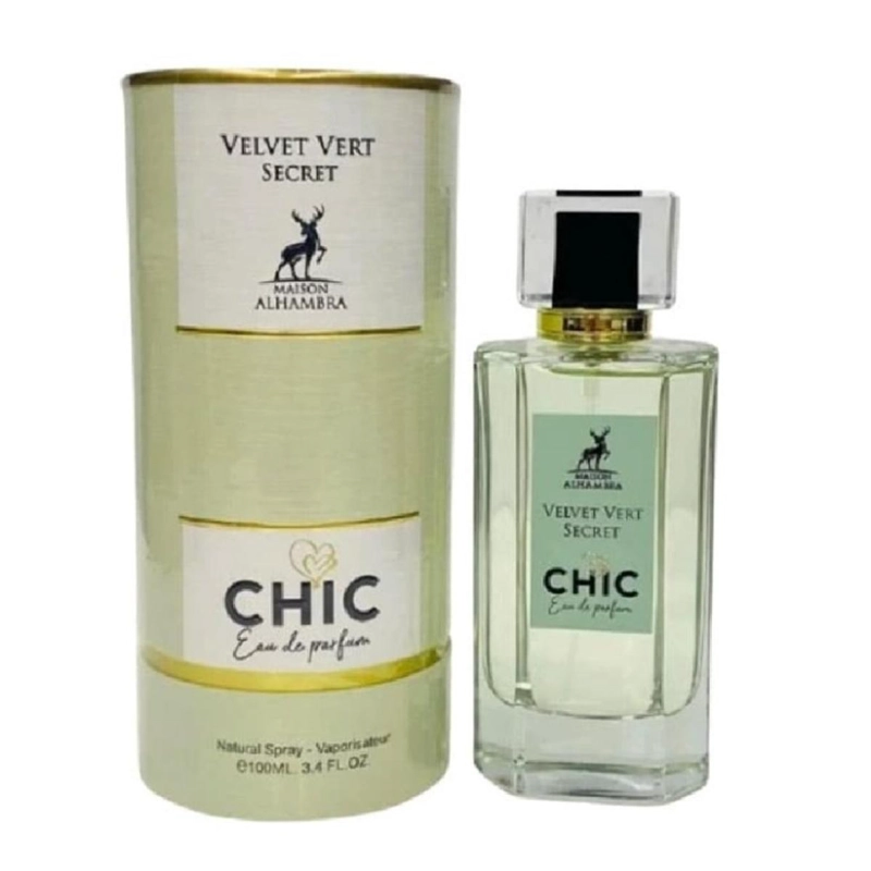 MAISON ALHAMBRA CHIC VELVET VERT SECRET EDP 100ML - 1