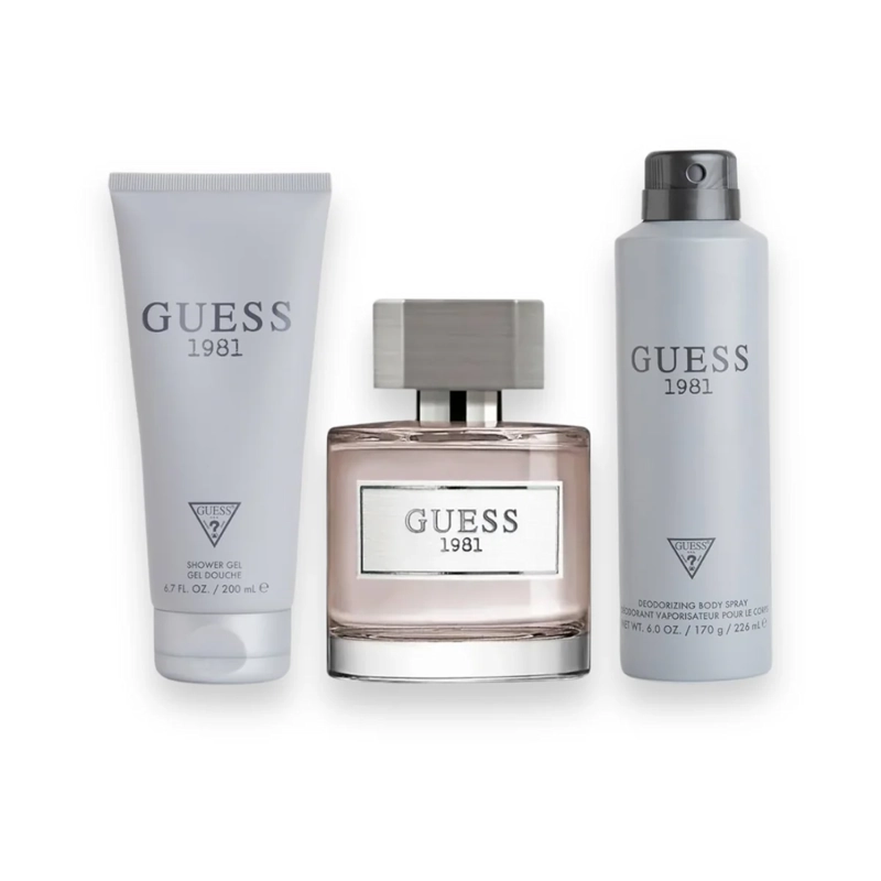 GUESS 1981 MEN EDT 100ML+DEO 226ML+SG 200ML - 1