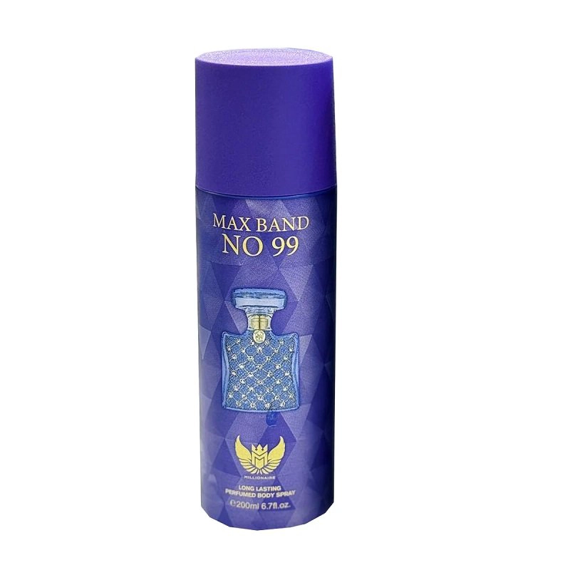 ZAK PERFUMES MAX BAND NO 99 BODY SPRAY 200ML - 4