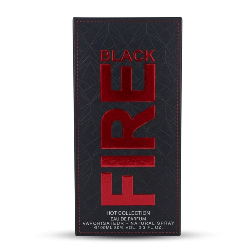 HOT COLLECTION FIRE BLACK MEN EDP 100ML - 1