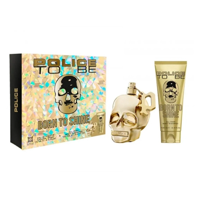 POLICE TO BE BORN TO SHINE MAN EDT 75ML+SH 100ML - 1