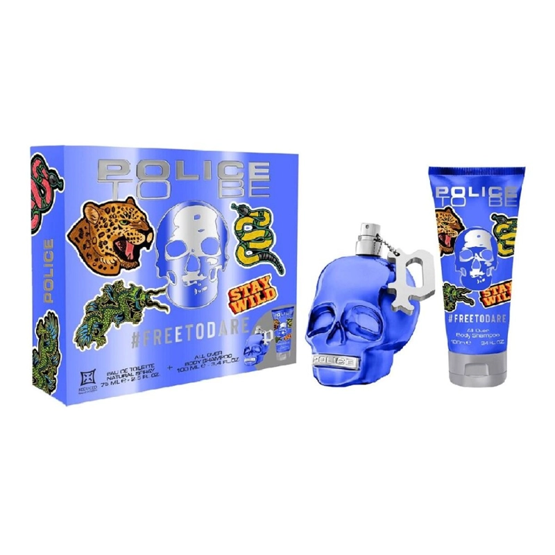 POLICE TO BE FREE TO DARE MAN EDT 75ML+SH 100ML - 1