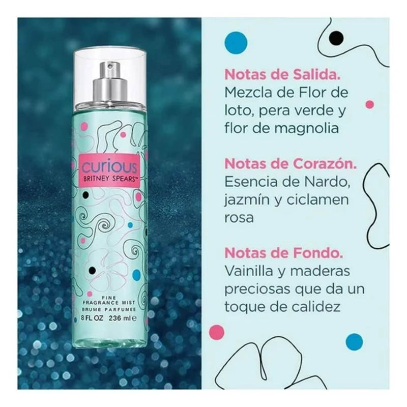 BRITNEY SPEARS CURIOUS 236ML BODY MIST - 3