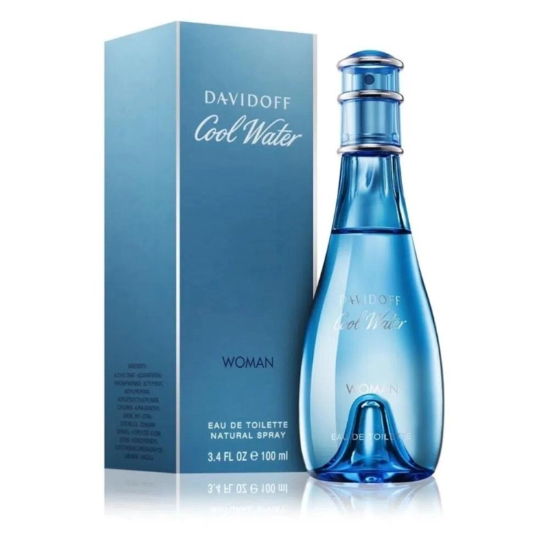 DAVIDOFF COOL WATER WOMAN EDT 100ML - 1
