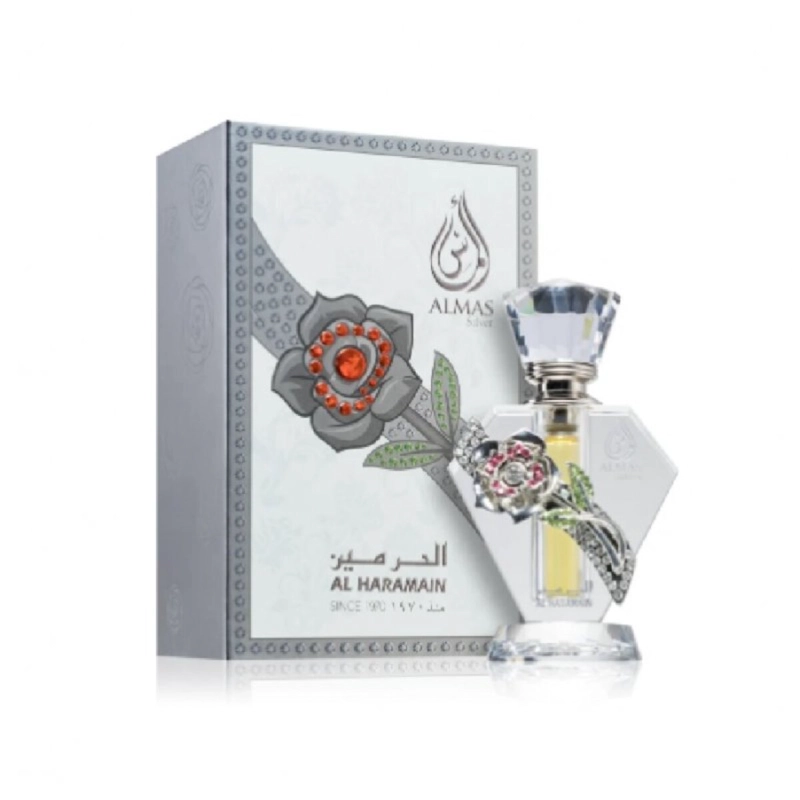 AL HARAMAIN ALMAS SILVER OLEO PERFUMADO 10ML - 1
