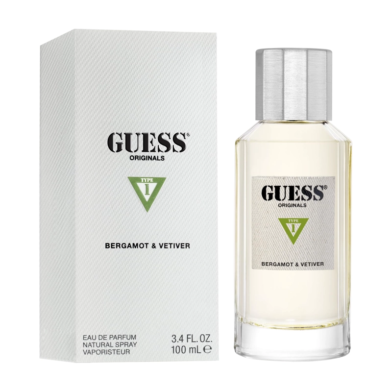 GUESS ORIGINALS BERGAMOT & VETIVER EDP 100ML - 1