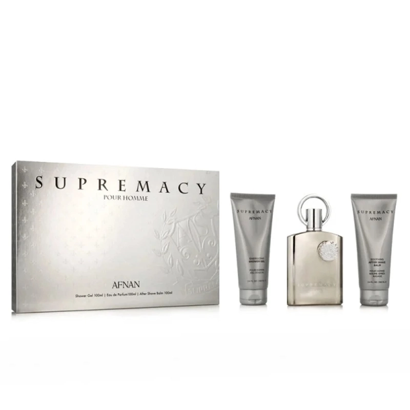 AFNAN SUPREMACY POUR HOMME EDP 100ML+SG+ASH - 1