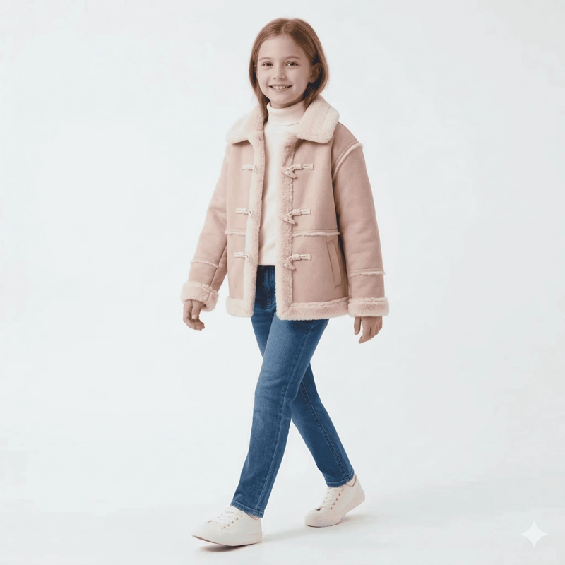 CHAQUETA NIÑO INVIERNO CHIPORRO ABRIGO INFANTIL FORRADO - 1