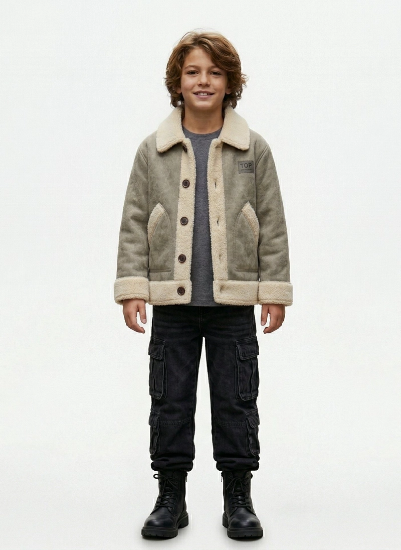 CHAQUETA NINO CHIPORRO INVIERNO TERMICA ABRIGADA - 4