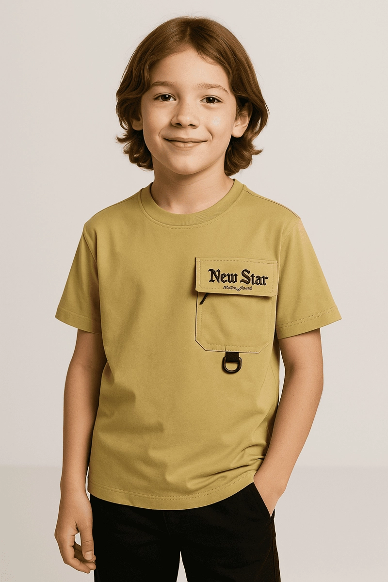 POLERA CARGO NEW STAR BOLSILLO ESTILO STREETWEAR - 1
