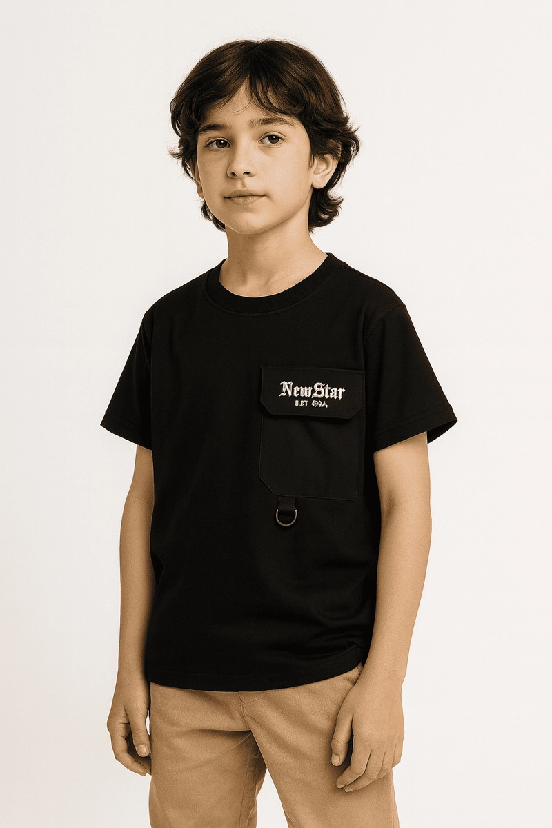 POLERA CARGO NEW STAR BOLSILLO ESTILO STREETWEAR - 1