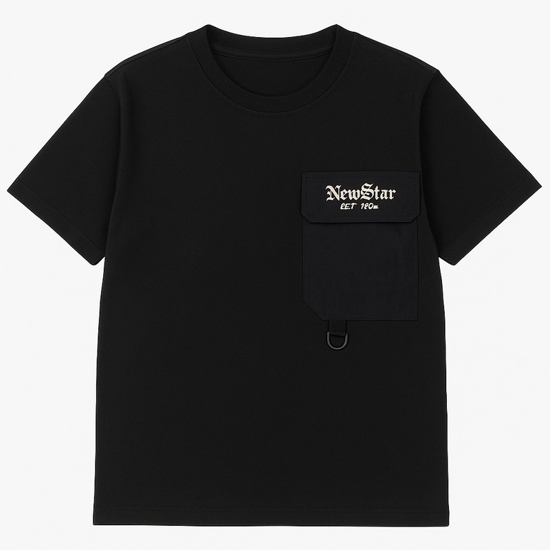 POLERA CARGO NEW STAR BOLSILLO ESTILO STREETWEAR - 2
