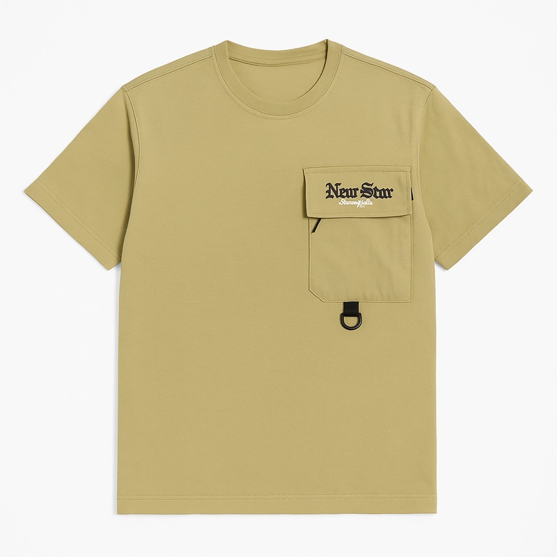 POLERA CARGO NEW STAR BOLSILLO ESTILO STREETWEAR - 3