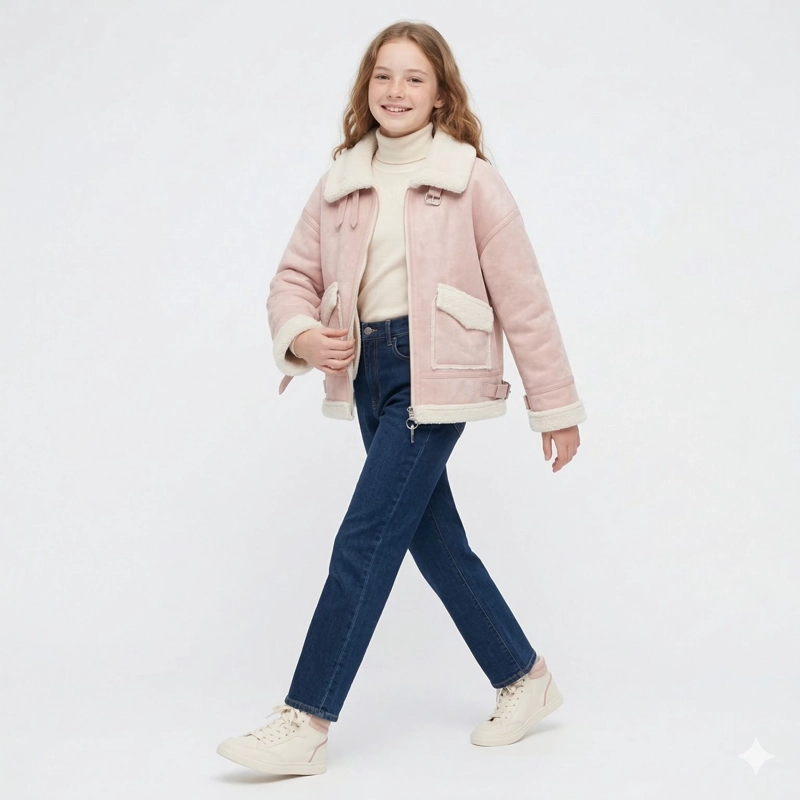 CHAQUETA INVIERNO NIÑA FORRADA CHIPORRO ABRIGO TERMICO - 2