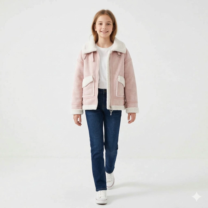 CHAQUETA INVIERNO NIÑA FORRADA CHIPORRO ABRIGO TERMICO - 3