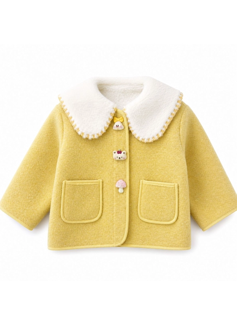 ABRIGO NINA INVIERNO CHAQUETA INFANTIL CHIPORRO ELEGANTE - 2