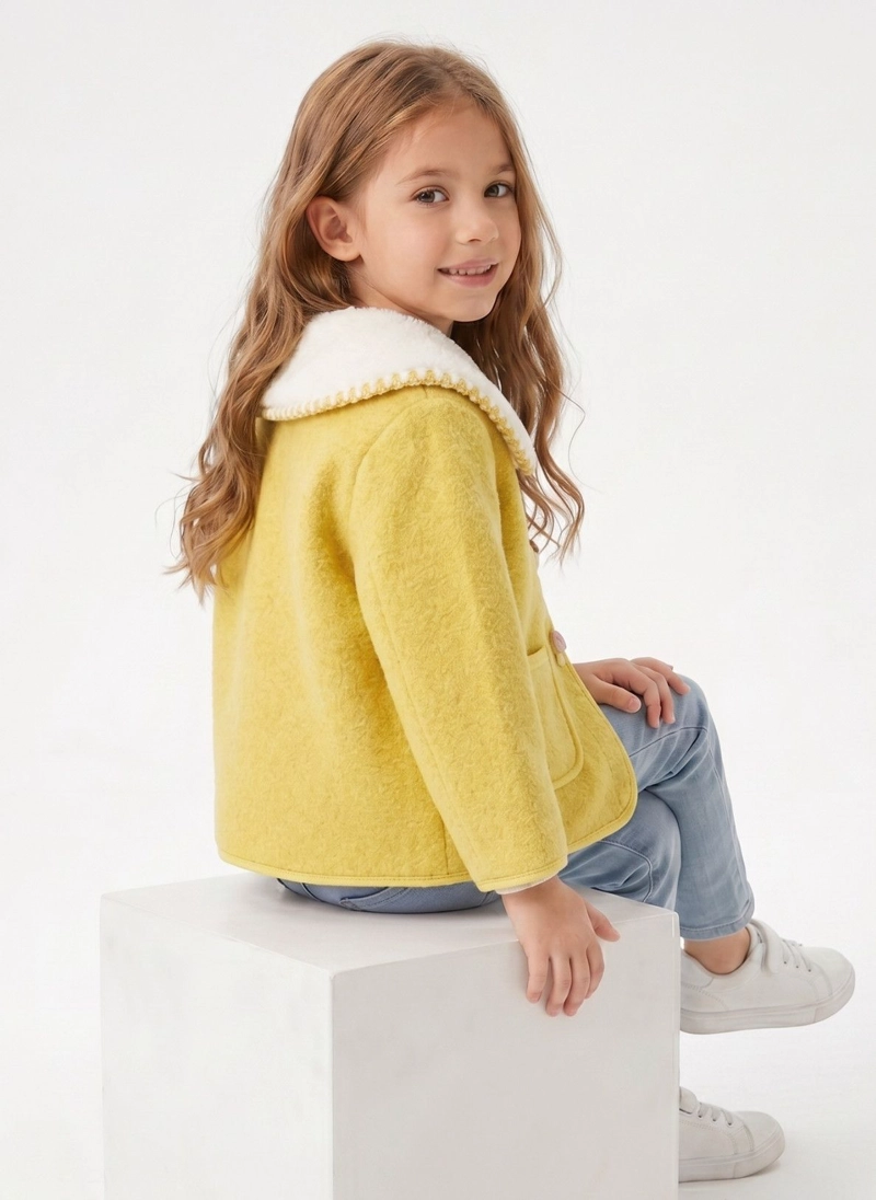 ABRIGO NINA INVIERNO CHAQUETA INFANTIL CHIPORRO ELEGANTE - 3