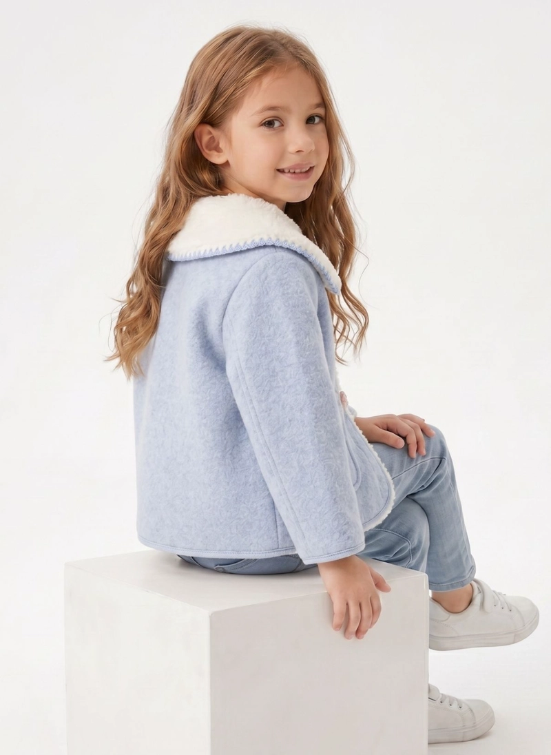 ABRIGO NINA INVIERNO CHAQUETA INFANTIL CHIPORRO ELEGANTE - 3
