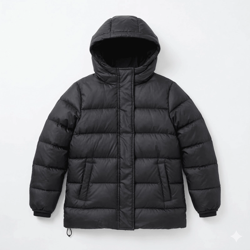 PARKA NIÑO INVIERNO ACOLCHADA CAPUCHA TERMICA ABRIGO ESCOLAR - 1