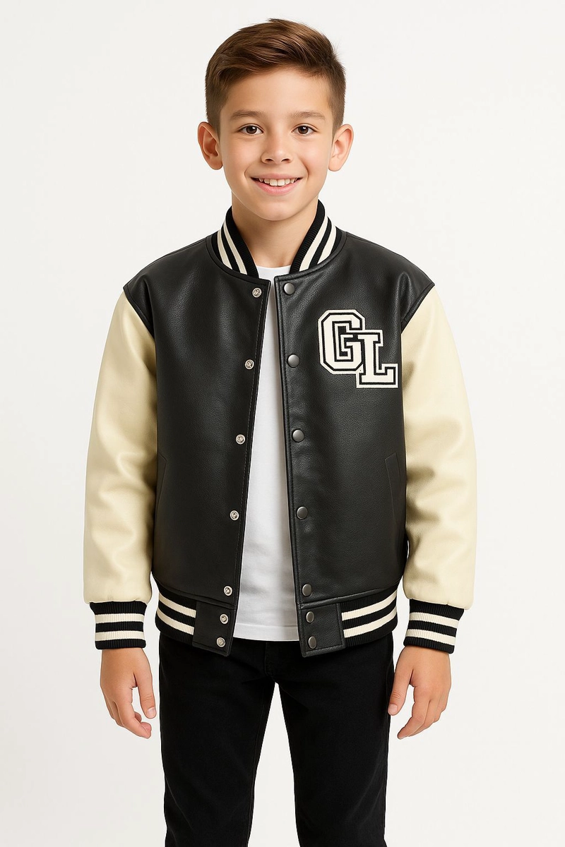 CHAQUETA BOOMBER VARSITY PARA NIÑOS - 1