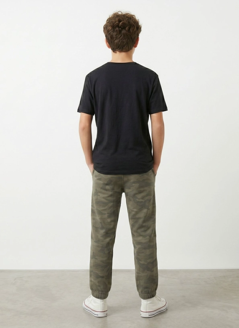 PANTALON DE BUZO JOGGER CAMUFLADO MILITAR PARA NIÑO - 2