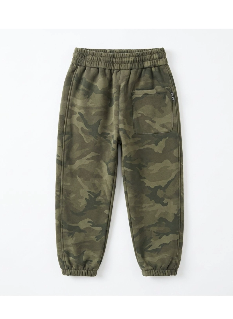 PANTALON DE BUZO JOGGER CAMUFLADO MILITAR PARA NIÑO - 4