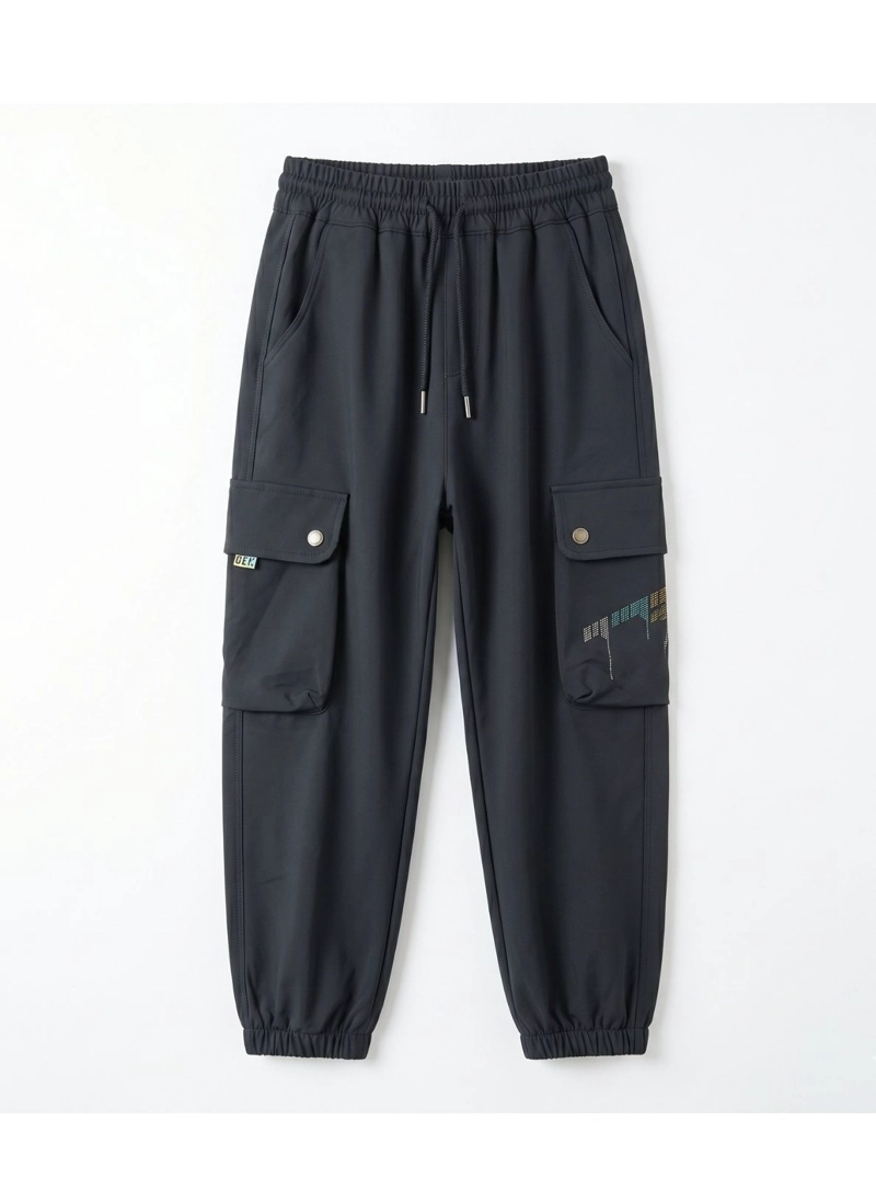 PANTALON CARGO NIÑA IMPERMEABLE JOGGER MODA URBANA COMODO - 3