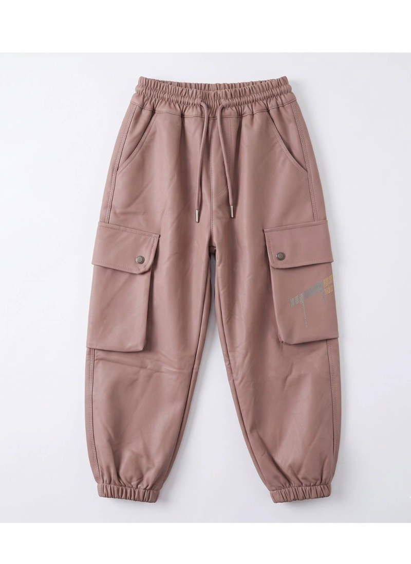 PANTALON CARGO NIÑA IMPERMEABLE JOGGER MODA URBANA COMODO - 4