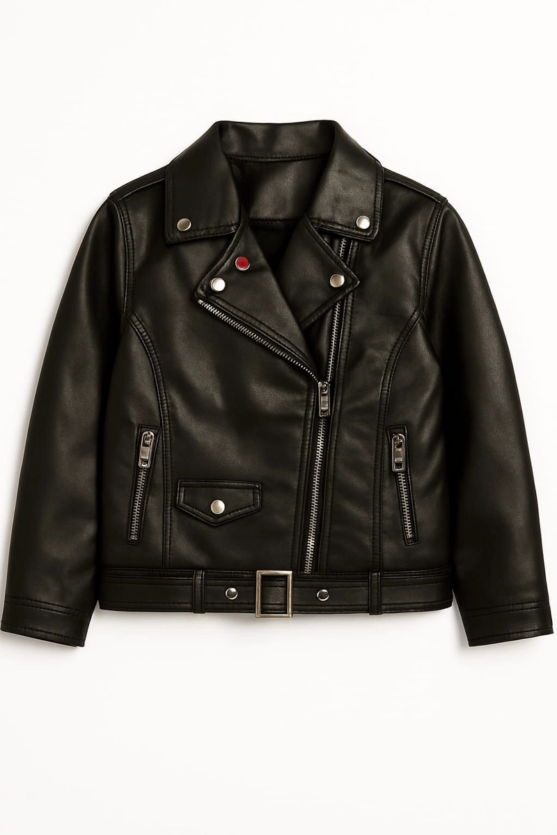 CHAQUETAS BIKER ECOCUERO PARA NIÑOS - 1