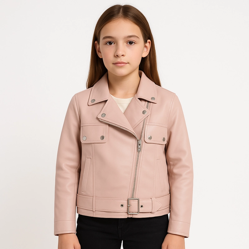 CHAQUETAS BIKER ECOCUERO PARA NIÑOS - 1