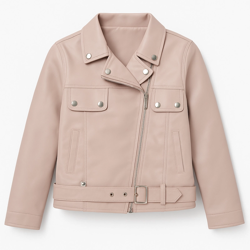 CHAQUETAS BIKER ECOCUERO PARA NIÑOS - 2