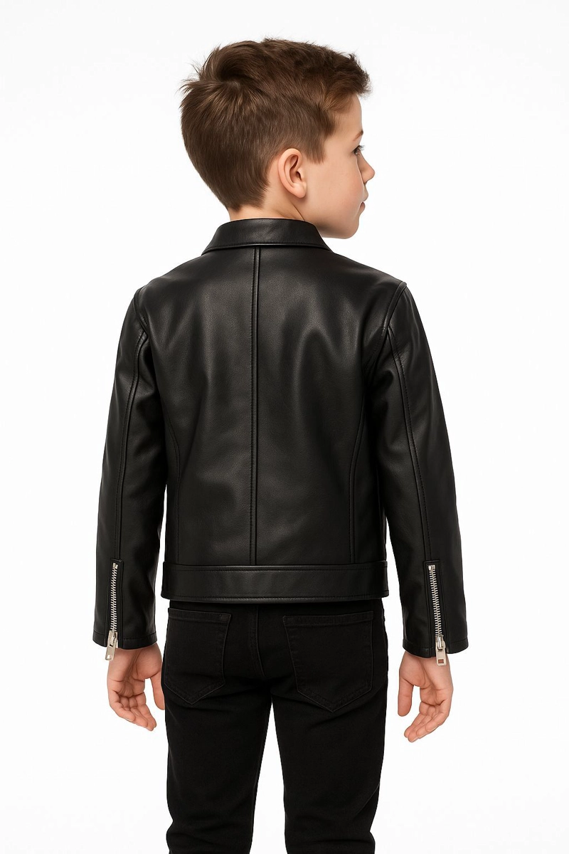 CHAQUETAS BIKER ECOCUERO PARA NIÑOS - 3