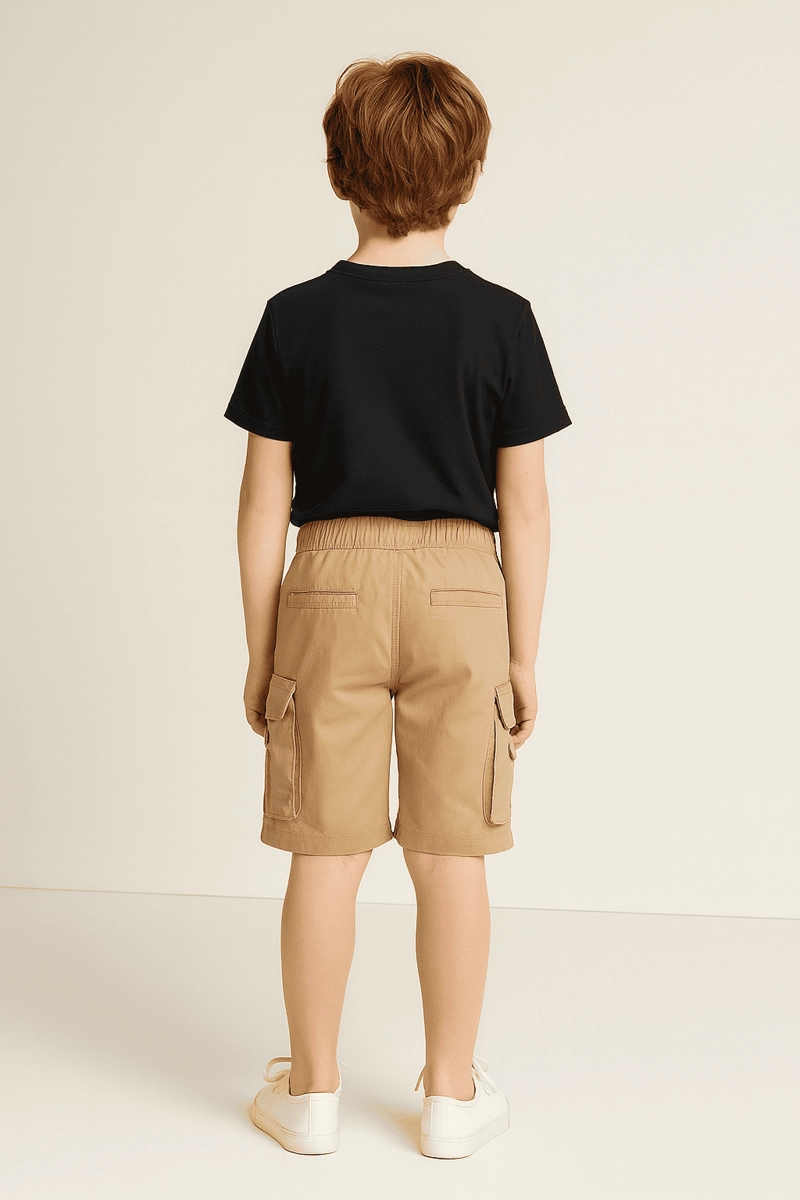 BERMUDA SHORT CASUAL CARGO NIÑOS MODA URBANA - 2