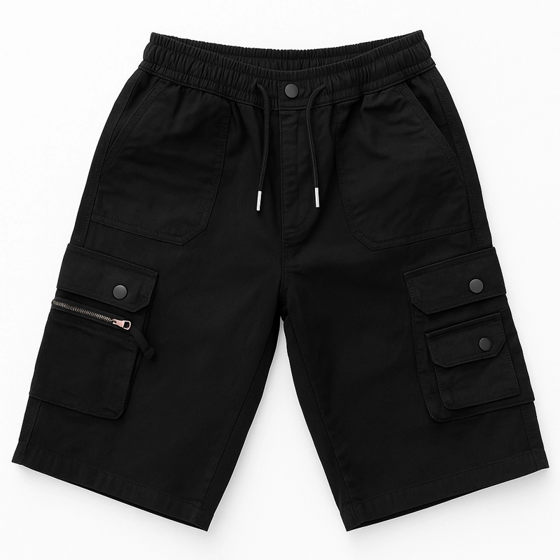 BERMUDA SHORT CASUAL CARGO NIÑOS MODA URBANA - 3