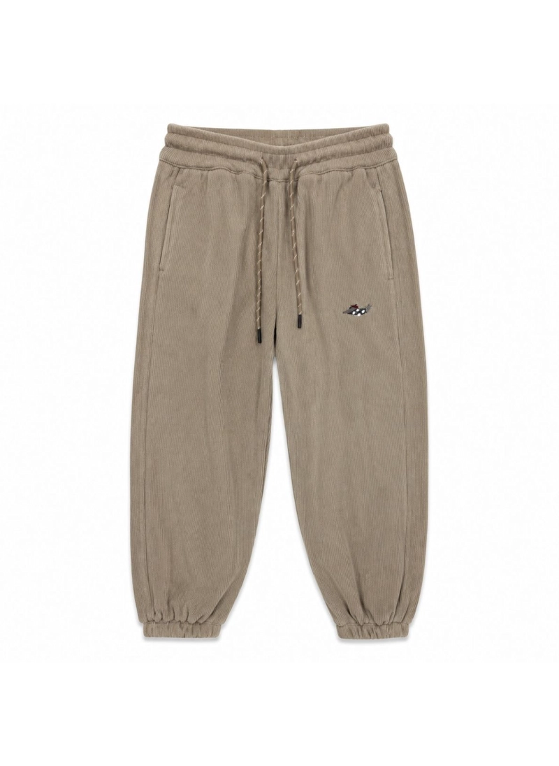 PANTALON BUZO COTEL NIÑA JOGGER CORDERO INVIERNO ELASTICO - 4