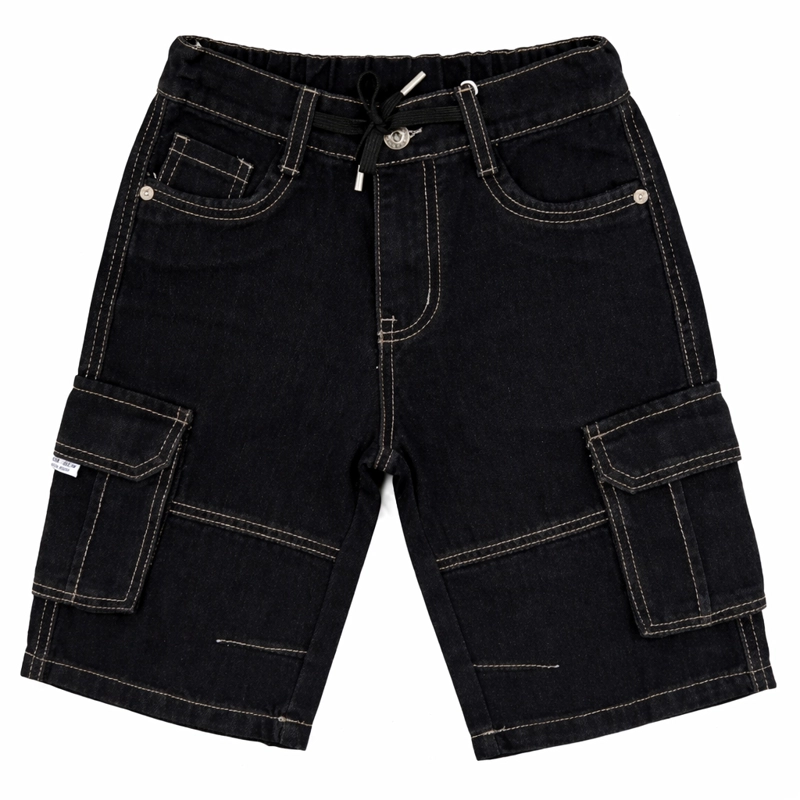SHORT CARGO NIÑO CON BOLSILLOS LATERALES COMODO - 1