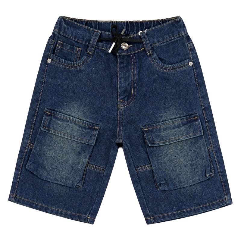 SHORT CARGO NIÑO CON BOLSILLOS LATERALES COMODO - 5