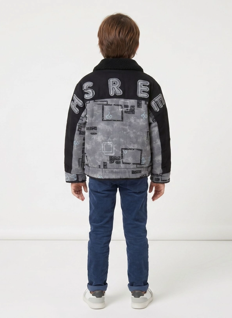 CHAQUETA INVIERNO NIÑO FORRADA CHIPORRO ABRIGO TERMICO - 4