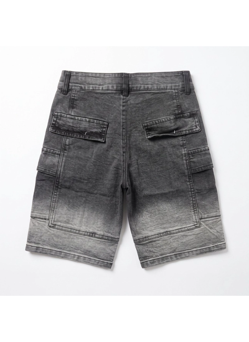 SHORTS BERMUDA CARGO JEAN DENIM CASUAL CON ESTILO - 2
